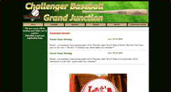 Desktop Screenshot of challengerbaseball.net