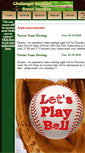 Mobile Screenshot of challengerbaseball.net